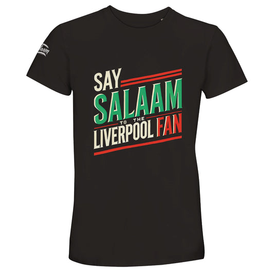 Deep Black / Zeus offers a bold, clean backdrop for Say Salaam to the Liverpool Fan. This unisex soccer shirt combines Muslim identity with classic FC styling, making it a versatile choice for match days and daily wear. Comfortable, high quality and available at a cheap price point, it’s often searched by fans wanting an affordable, reliable top with strong reviews. Ideal as an Eid gift or Supporters Group present, and a timeless addition to any vintage-inspired fan collection.