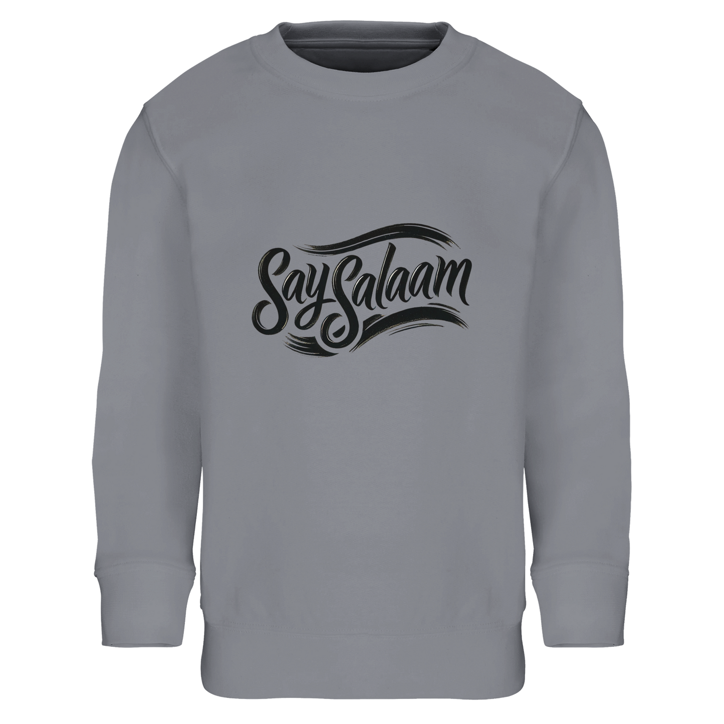 Say Salaam Classic Kids Sweatshirt in Grey Melange, a versatile light grey tone that works for every occasion. Ideal for Muslims looking for a comfortable, warm sweatshirt that feels premium but stays affordable. Soft interior keeps kids cosy during colder months, while the relaxed fit makes it easy to move, layer and wear all day. A high quality everyday jumper designed for durability and repeat wear. A reliable winter wardrobe staple praised for comfort and value.