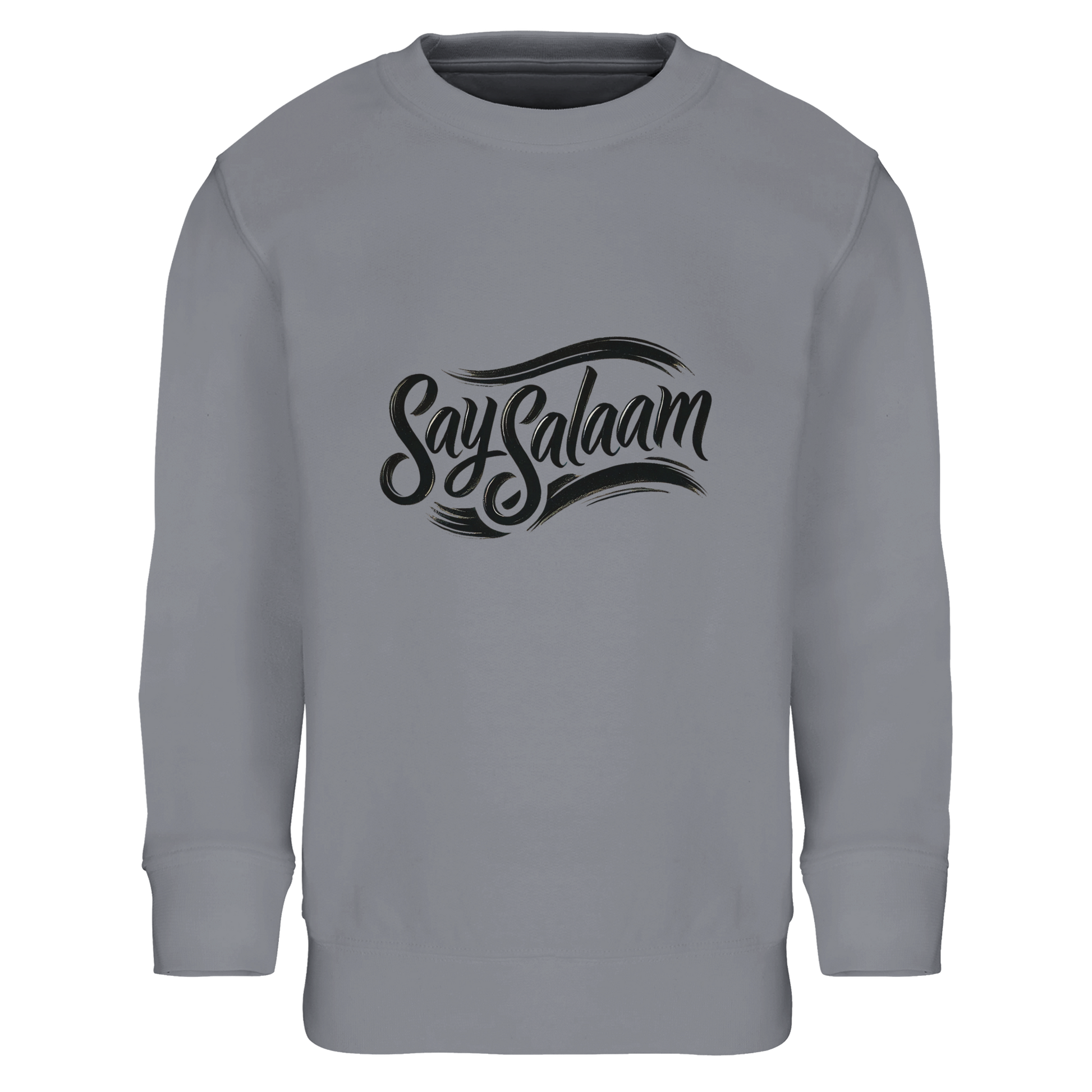 Say Salaam Classic Kids Sweatshirt in Grey Melange, a versatile light grey tone that works for every occasion. Ideal for Muslims looking for a comfortable, warm sweatshirt that feels premium but stays affordable. Soft interior keeps kids cosy during colder months, while the relaxed fit makes it easy to move, layer and wear all day. A high quality everyday jumper designed for durability and repeat wear. A reliable winter wardrobe staple praised for comfort and value.