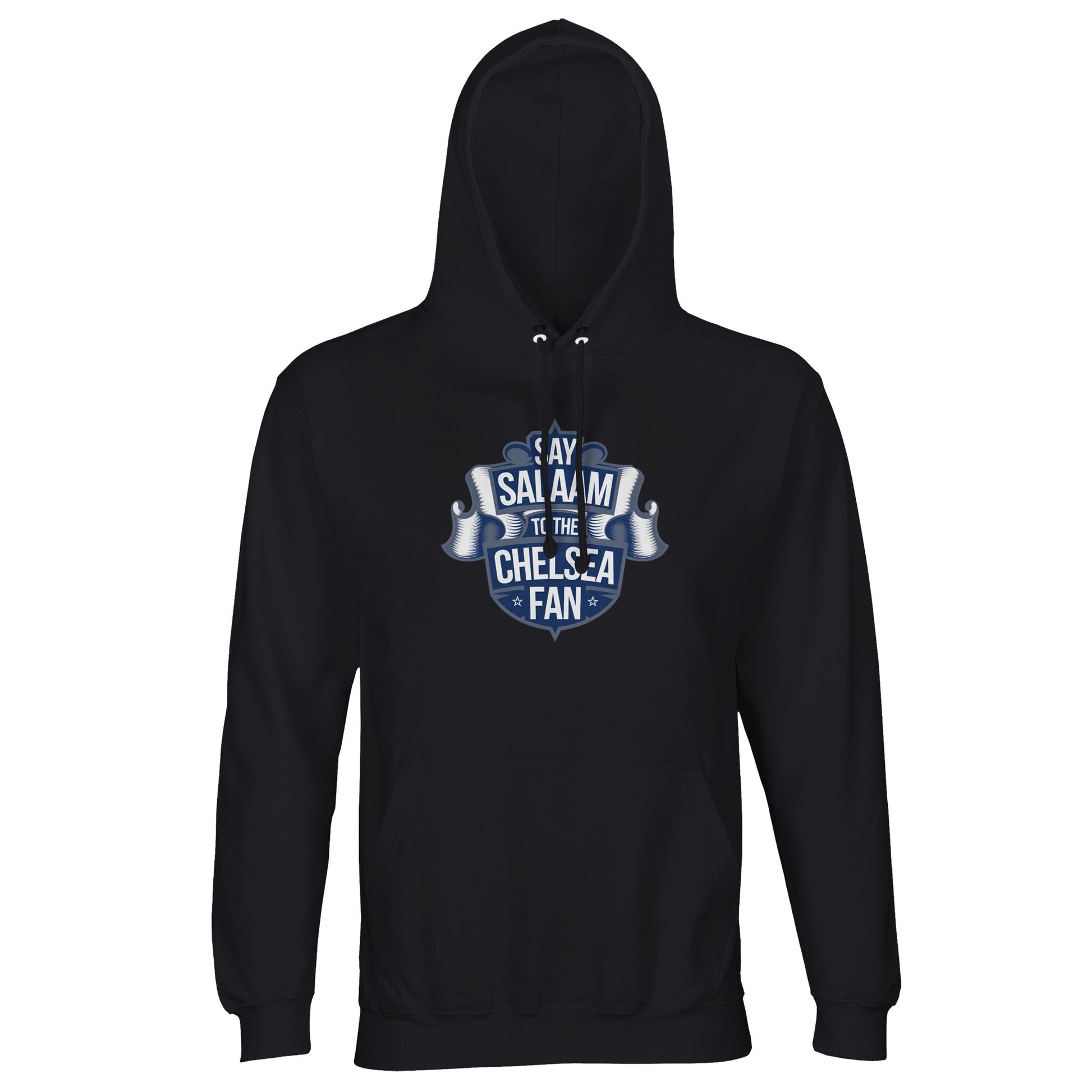 Black / Deep Black / Zeus Say Salaam to the Chelsea Fan hoodie delivers a bold, classic option for Muslim Blues. Comfortable, warm and high quality, it’s built for everyday modest streetwear at a cheap price fans appreciate. Often rated highly in reviews for durability and fit, it pairs easily with any kit, third strip or vintage soccer look. For those searching the store for different from the usual shirt sponsor top, this unisex hoodie makes a strong Supporters Group gift for Eid and away matches.