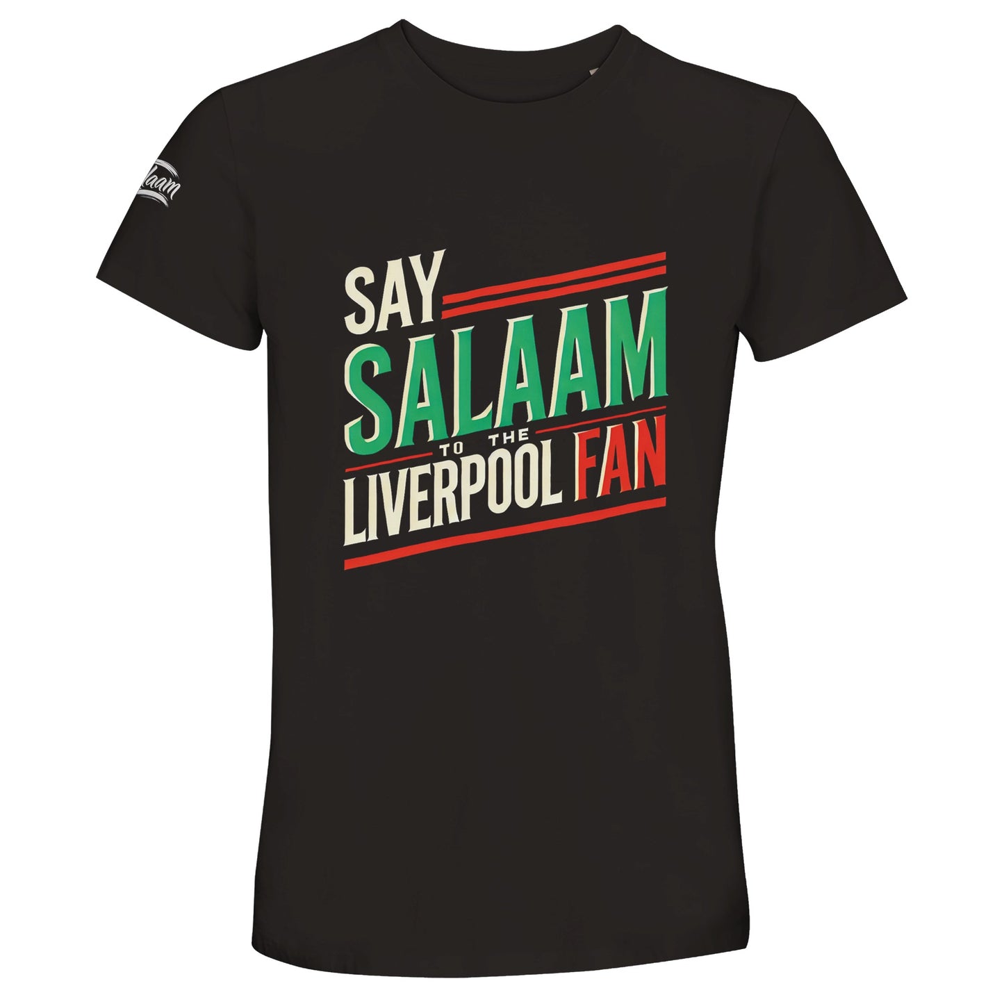 Deep Black / Zeus offers a bold, clean backdrop for Say Salaam to the Liverpool Fan. This unisex soccer shirt combines Muslim identity with classic FC styling, making it a versatile choice for match days and daily wear. Comfortable, high quality and available at a cheap price point, it’s often searched by fans wanting an affordable, reliable top with strong reviews. Ideal as an Eid gift or Supporters Group present, and a timeless addition to any vintage-inspired fan collection.