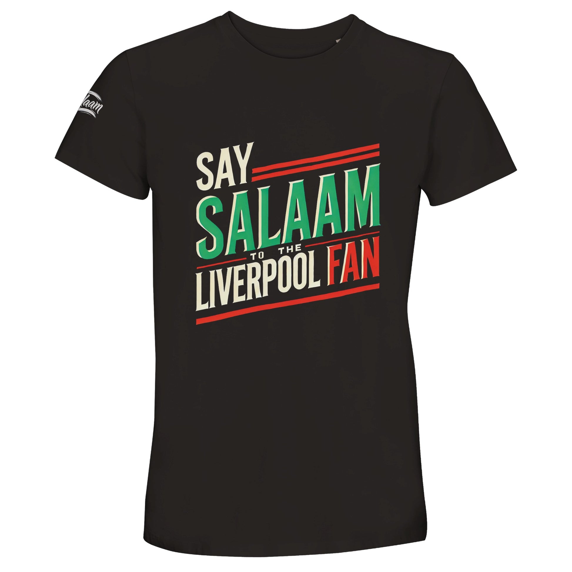 Deep Black / Zeus offers a bold, clean backdrop for Say Salaam to the Liverpool Fan. This unisex soccer shirt combines Muslim identity with classic FC styling, making it a versatile choice for match days and daily wear. Comfortable, high quality and available at a cheap price point, it’s often searched by fans wanting an affordable, reliable top with strong reviews. Ideal as an Eid gift or Supporters Group present, and a timeless addition to any vintage-inspired fan collection.