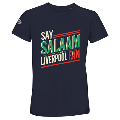 French Navy / Ebony Clay delivers a classic deep blue option for Say Salaam to the Liverpool Fan. Inspired by third kit aesthetics and vintage soccer culture, this comfortable unisex shirt is ideal for Muslims looking for modest, high quality fanwear at an affordable price. Lightweight yet durable, with good reviews for softness and everyday wearability, it’s perfect for watching the match, heading out with your Supporters Group or gifting for Eid. A smart new top for fans who value both faith and football.