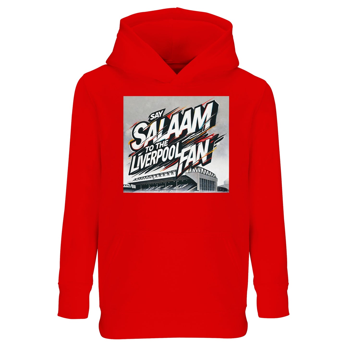 Bright Red / Rosso Corsa captures the heart of Liverpool colour for Say Salaam to the Liverpool Fan. Made for young Muslims who live and breathe soccer, this warm and comfortable kids hoodie is ideal for match days and everyday play. Parents looking for affordable, high quality fanwear with strong reviews for comfort and durability will find this a reliable choice. A standout Eid gift and a vibrant addition to any young FC fan’s wardrobe.