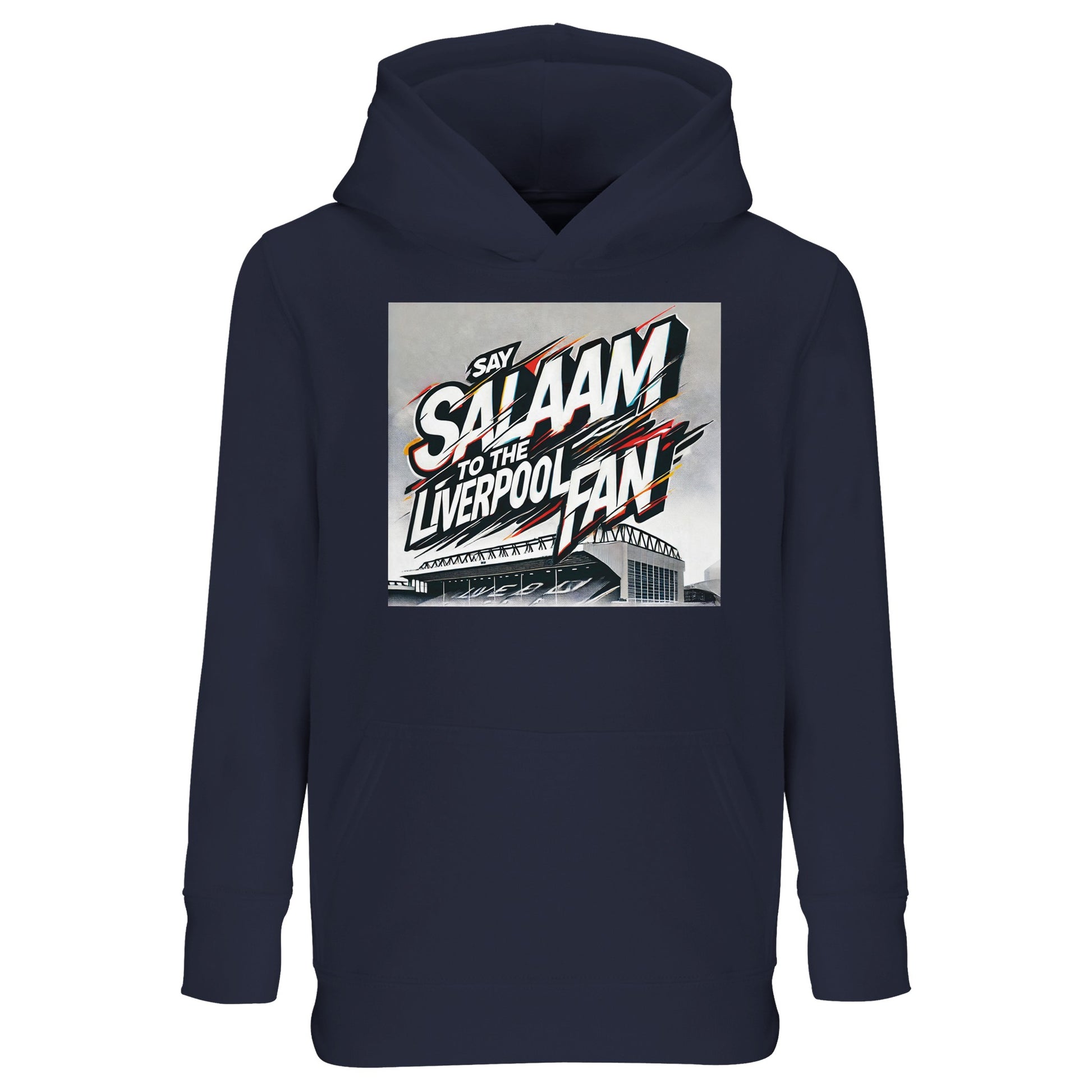 French Navy / Ebony Clay offers a classic deep shade for Say Salaam to the Liverpool Fan. This kids hoodie combines modest Muslim identity with timeless soccer styling, making it a versatile everyday top. Soft, warm and easy to care for, it’s a high quality yet affordable option families often search for online. Ideal for cooler evenings, school wear or watching the match with a Supporters Group. A smart Eid gift for young FC fans.