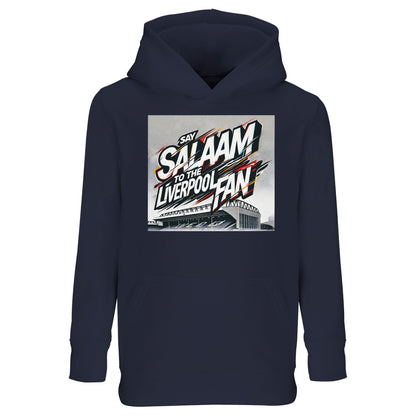 French Navy / Ebony Clay offers a classic deep shade for Say Salaam to the Liverpool Fan. This kids hoodie combines modest Muslim identity with timeless soccer styling, making it a versatile everyday top. Soft, warm and easy to care for, it’s a high quality yet affordable option families often search for online. Ideal for cooler evenings, school wear or watching the match with a Supporters Group. A smart Eid gift for young FC fans.