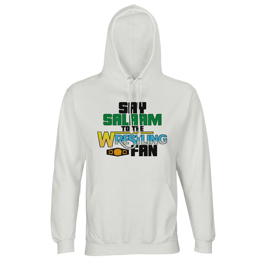 White / Classic White Say Salaam to the Wrestling Fan hoodie delivers a clean, standout look for the adult who wants faith and fight culture side by side. Warm, comfortable and high quality, this affordable unisex hooded top is praised in reviews for a soft feel and reliable fit. Say Salaam with a design that works for live events, watch parties and everyday modest streetwear. Ideal as a thoughtful Eid gift for Muslim WWE fans who value peace, power and purpose in one strong statement piece.